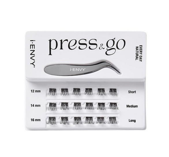 i*ENVY Press & Go Press On Cluster Lashes All-in-One Kit