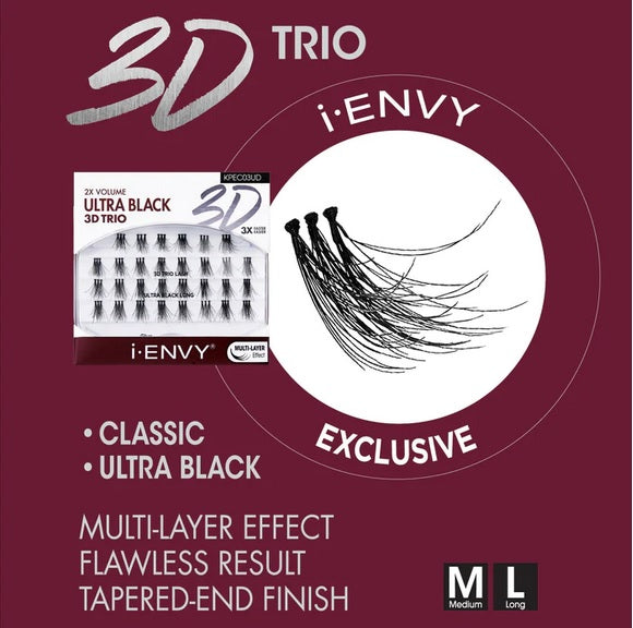 i*ENVY 3D Trio Lash Ultra Black