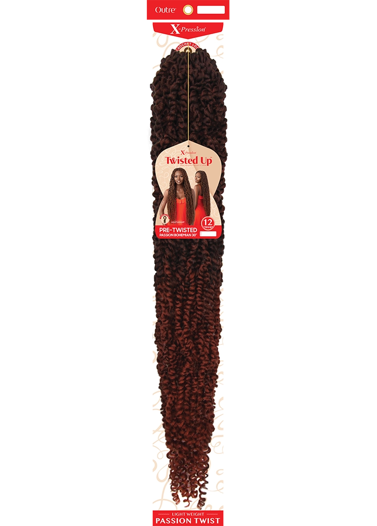 Outre X-Pression Twisted Up Synthetic Crochet Braid Hair PASSION BOHEMIAN 30"