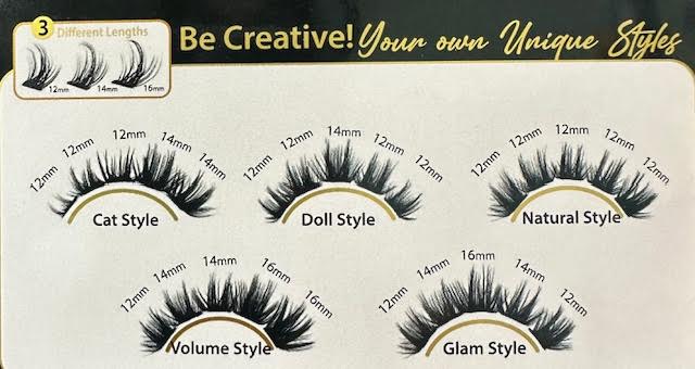 Valence Luscious 5D Cluster Lashes
