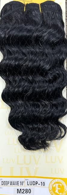 Eve Hair 100% Human Hair DEEP WAVE (salt & pepper)