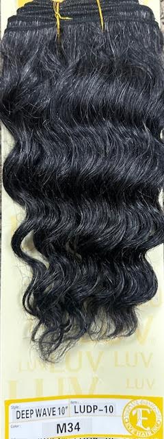 Eve Hair 100% Human Hair DEEP WAVE (salt & pepper)