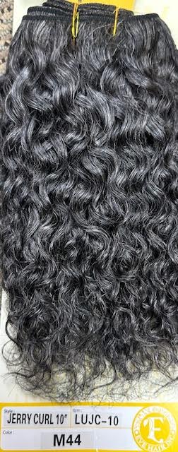 Eve Hair 100% Human Hair JERRY CURL (salt & pepper)