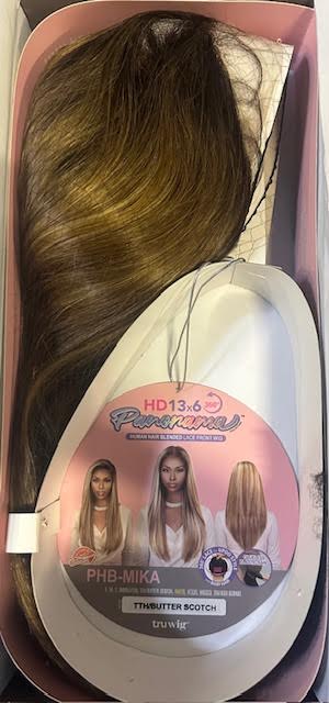tru wig Human Blended Lace Front Wig PHB-MIKA
