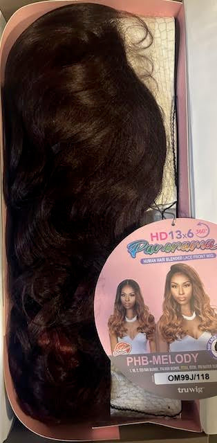 tru wig Human Blended Lace Front Wig PHB-MELODY