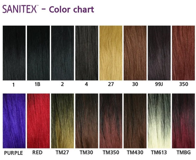 LaFlare Synthetic Braiding Hair SANITEX ANTIBACTERIAL PRE-STRETCHED BRAID 3X 30"