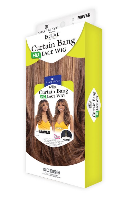 Freetress Equal Curtain Bang Synthetic Lace Wig MAVEN
