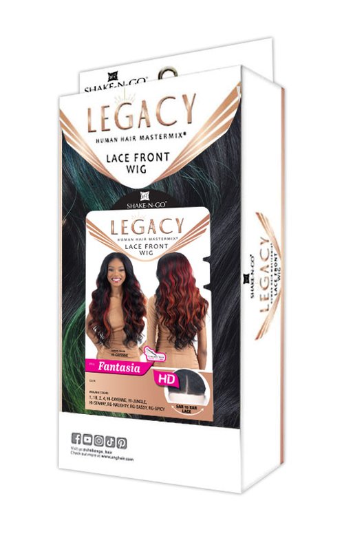 Shake-N-Go Legacy Human Blend Lace Front Wig FANTASIA