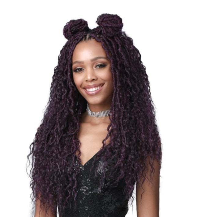 Bobbi Boss Synthetic Crochet Braid Hair NU LOCS BOHO STYLE FRENCH DEEP 2X 20"