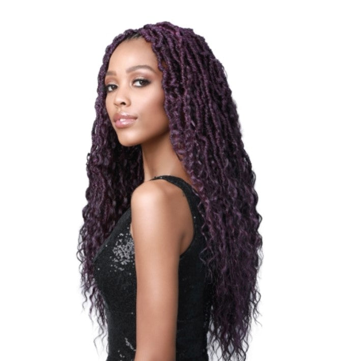 Bobbi Boss Synthetic Crochet Braid Hair NU LOCS BOHO STYLE FRENCH DEEP 2X 20"