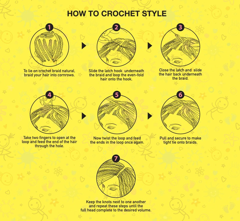 Janet Nala Tress Crochet Braiding Hair 3X TEENY INVISIBLE LOCS 8"