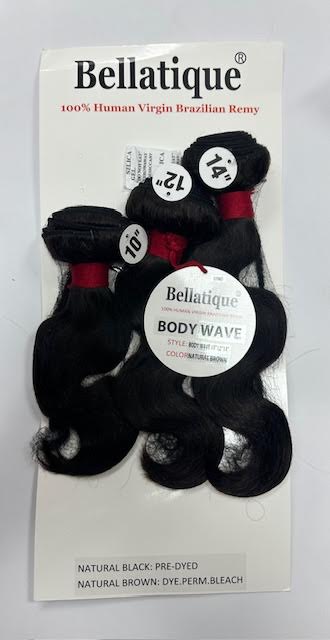 Bellatique Brazilian Body Wave 3PC BUNDLE PACK - LIMITED EDITION!!