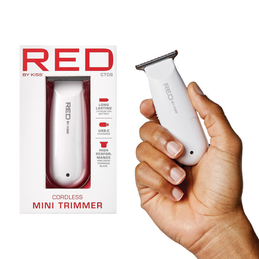 RED BY KISS Cordless Rechargeable Mini Trimmer