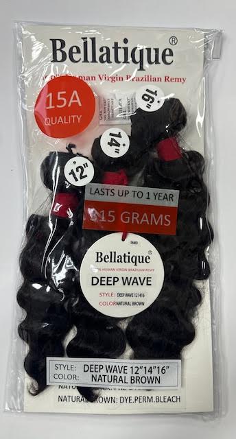 Bellatique Brazilian Deep Wave 3PC BUNDLE PACK - LIMITED EDITION!!