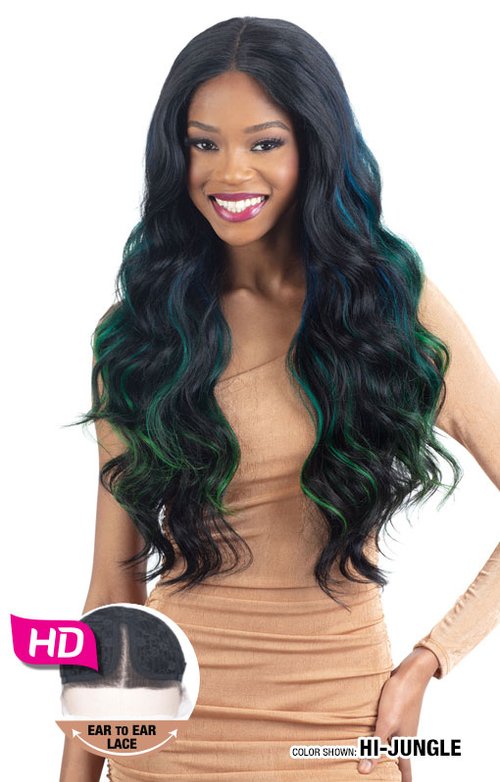 Shake-N-Go Legacy Human Blend Lace Front Wig FANTASIA