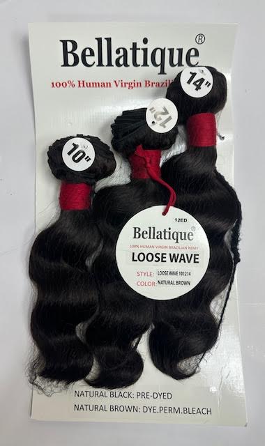 Bellatique Brazilian Loose Wave 3PC BUNDLE PACK - LIMITED EDITION!!