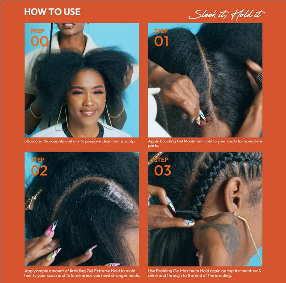 Red by Kiss Styler Fixer Braiding Gel - Extreme Hold