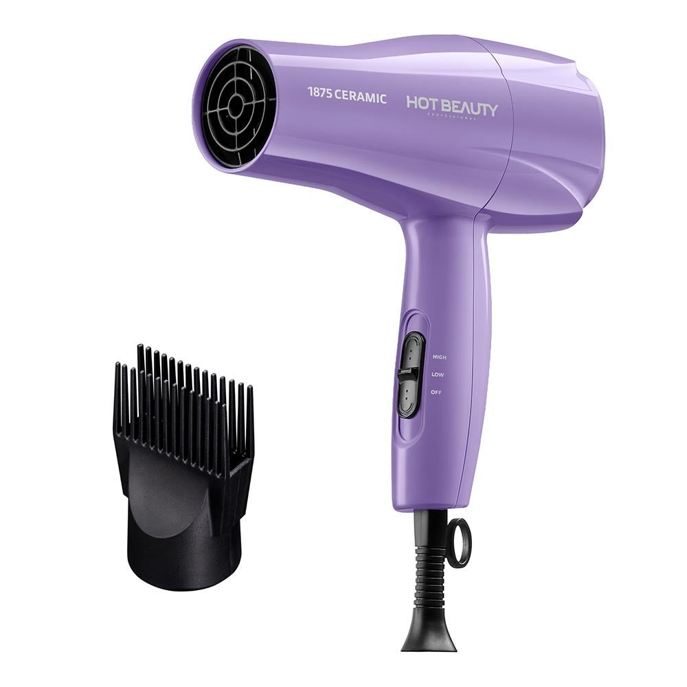 RED BY KISS 1875 Ceramic Styling Dryer Purple