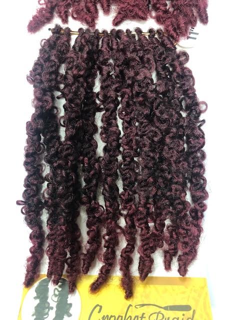 Zury Synthetic Pre-Looped Crochet Braid Hair BOMB BUTTERFLY LOC V 9,10,11"