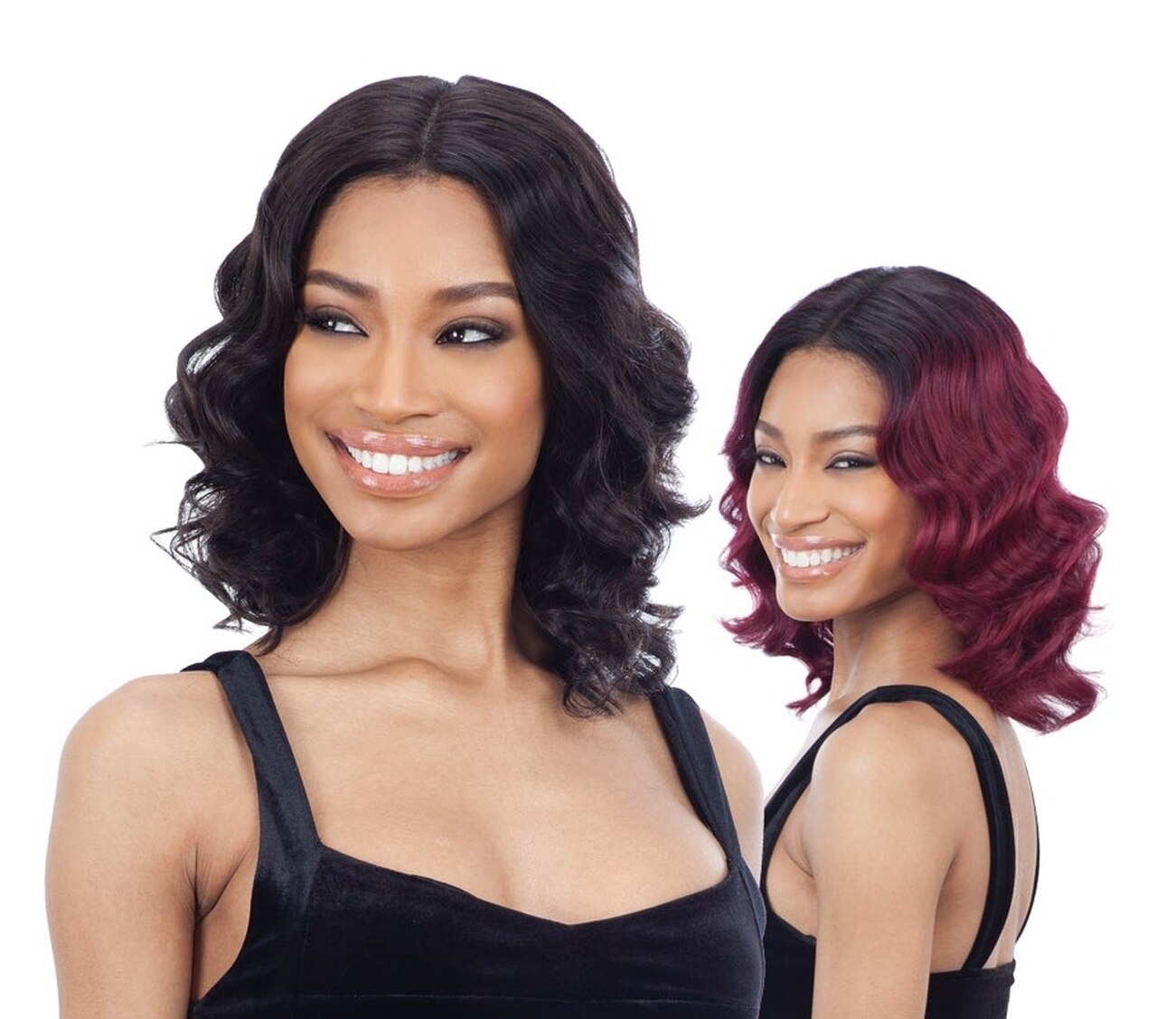 Shake-N-Go Naked Brazilian Natural 100% Human Hair Lace Front Wig DELILAH