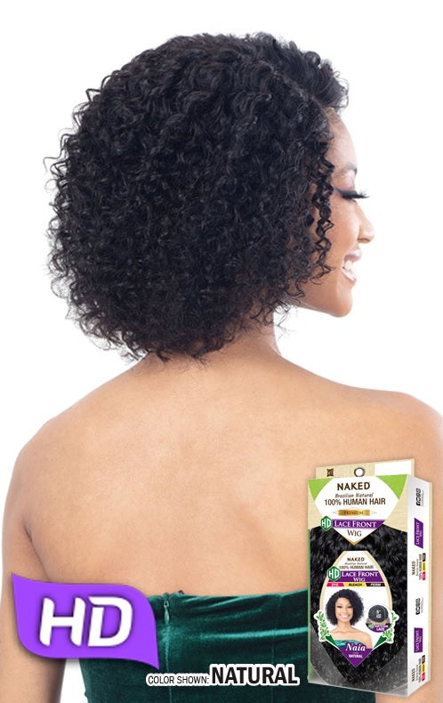 Naked Nature Brazilian Natural 100% Human Hair Lace Front Wig NAIA