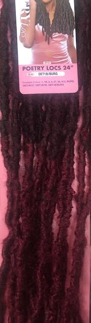 Janet Collection Nala Tress Synthetic Crochet Braid Hair POETRY LOCS 24"