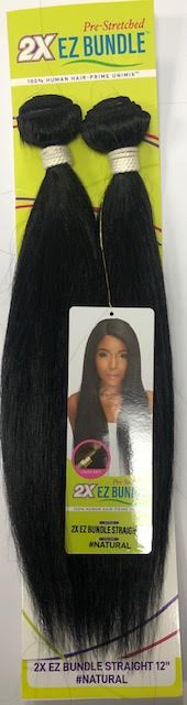 Janet Collection Human Hair Mix Weave 2X EZ BUNDLE STRAIGHT