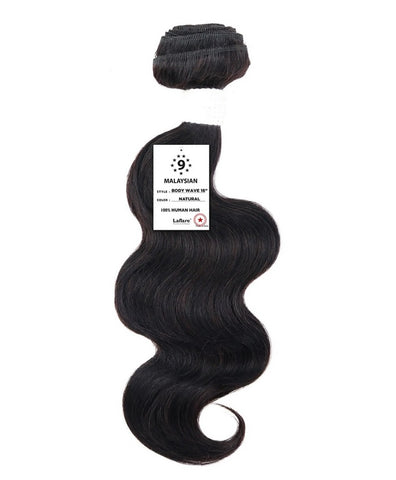 LaFlare 100% Unprocessed Natural MALAYSIAN Virgin Human Hair - 9S+ NATURAL BODY WAVE