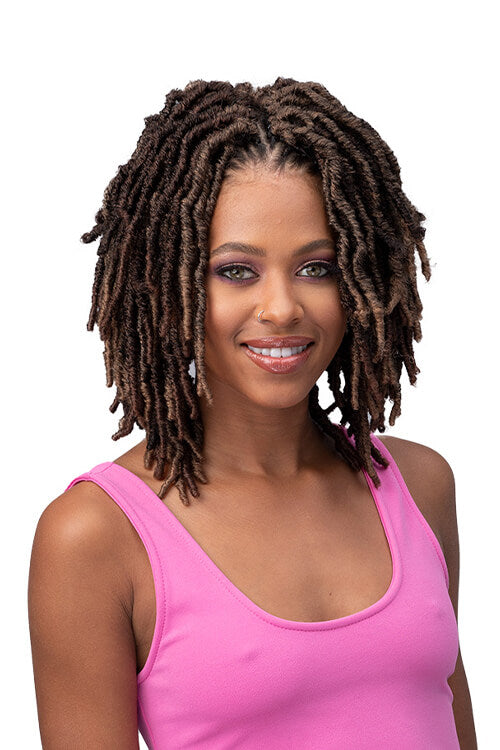 Bobbi Boss Synthetic Crochet Braid Hair NU LOCS 8" 2X