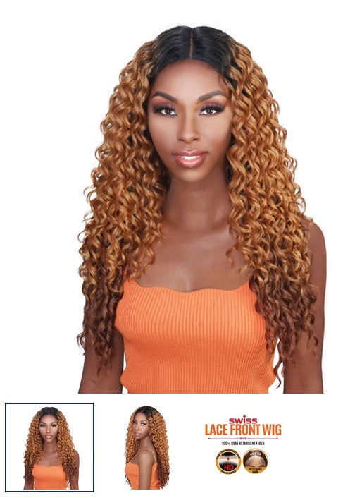 Hair Republic Synthetic Swiss Lace Front Wig NBS-i1983