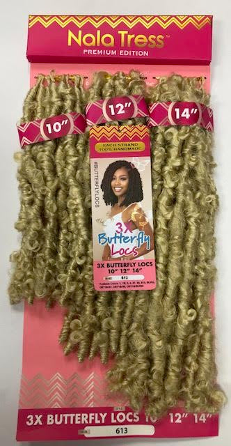 Janet Collection Nala Tress Synthetic Crochet Braid Hair 3X BUTTERFLY LOCS 10/12/14