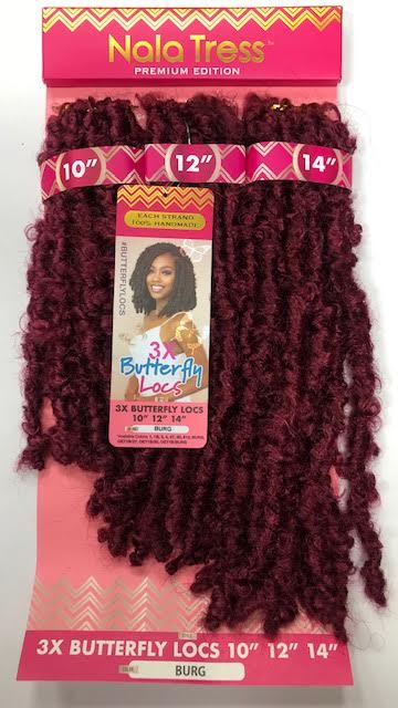 Janet Collection Nala Tress Synthetic Crochet Braid Hair 3X BUTTERFLY LOCS 10/12/14