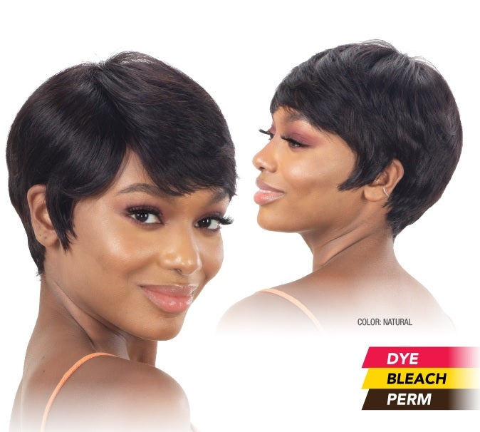 Shake-N-Go Naked Brazilian Natural 100% Human Hair Wig BLADE