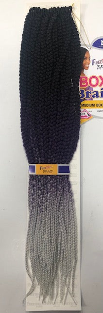 Freetress Synthetic Crochet Braiding Hair MEDIUM BOX BRAID