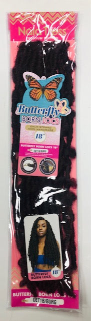 Janet Collection Nala Tress Synthetic Crochet Braid Hair BUTTERFLY BORN LOCS 18"