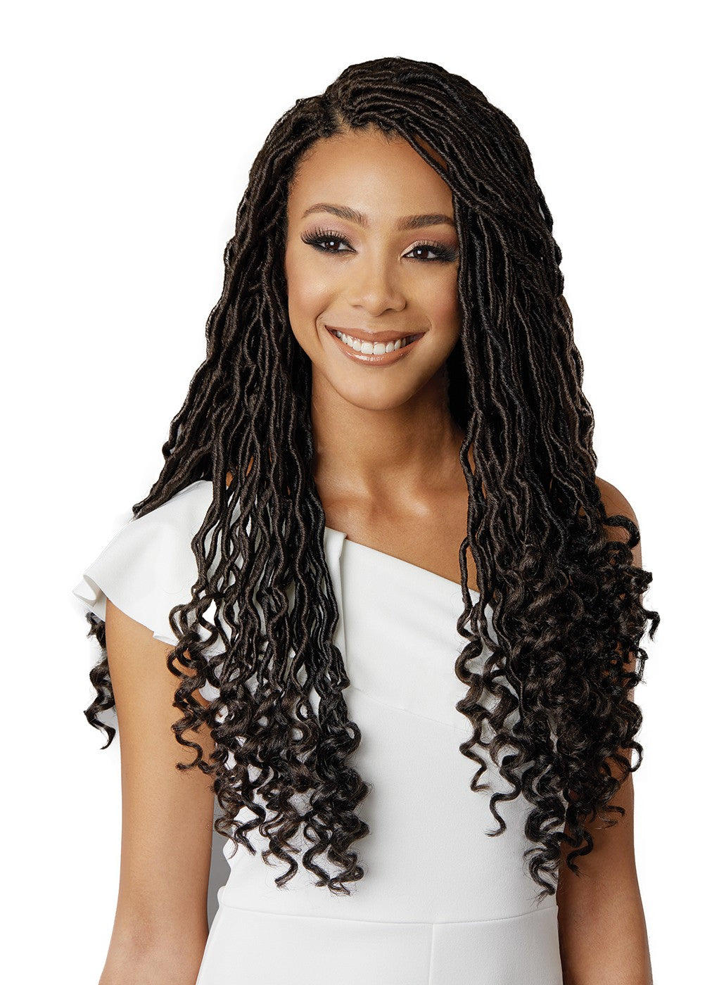 Bobbi Boss Synthetic Crochet Braid Hair DIVA LOCS 18"