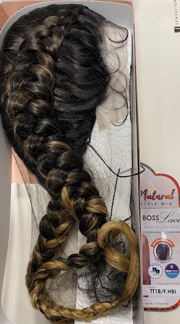 Bobbi Boss Synthetic Lace Front Braided Wig MLF627 DUTCH BRAID