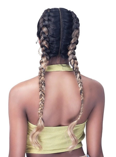 Bobbi Boss Synthetic Lace Front Braided Wig MLF627 DUTCH BRAID