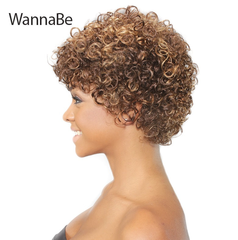 WannaBe 100% Human Hair Full Wig HW PRIMA