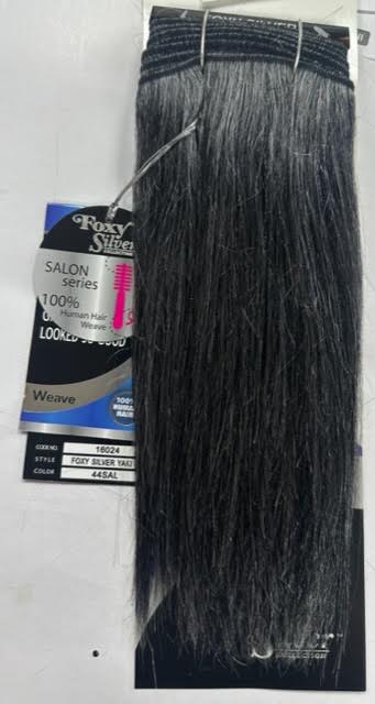 Foxy Silver 100% Human Hair for Weaving YAKI