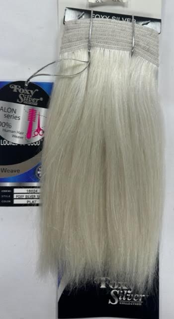 Foxy Silver 100% Human Hair for Weaving YAKI
