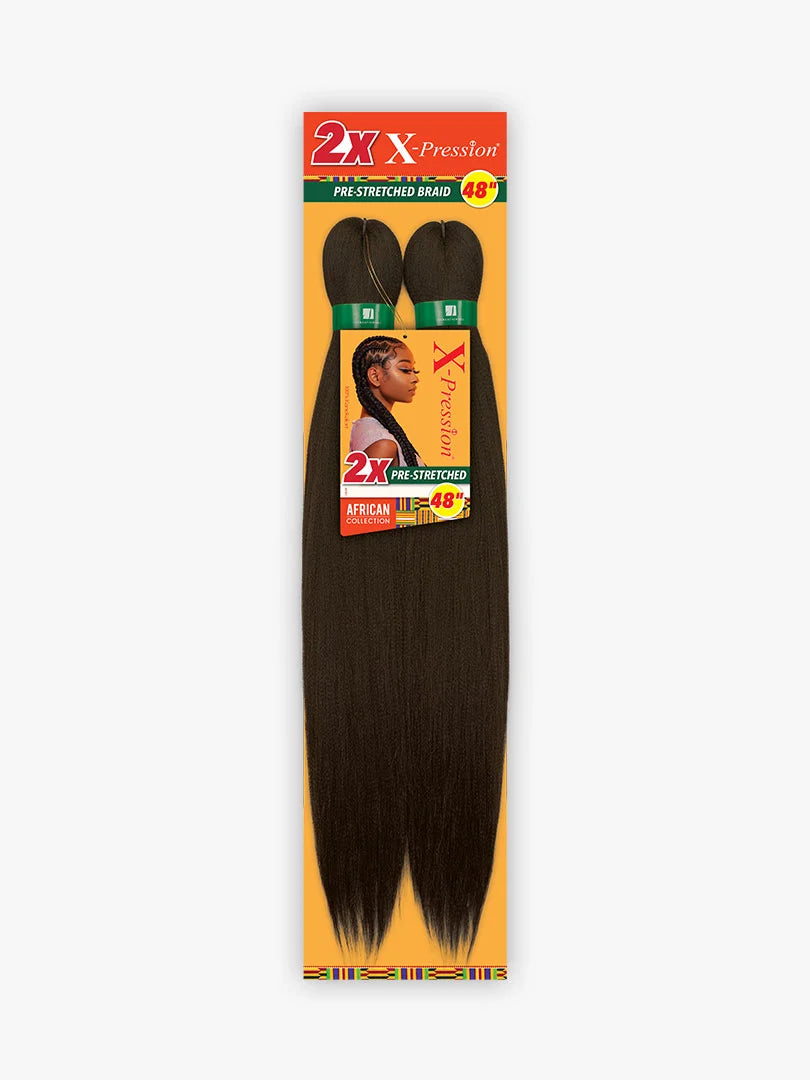 Sensationnel African Collection 2X X-PRESSION PRE-STRETCHED 48″