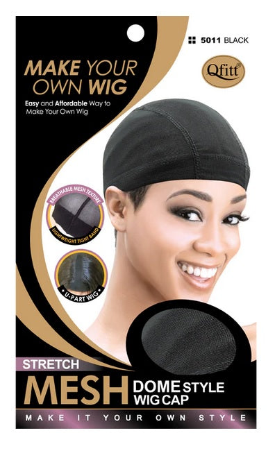Qfitt STRETCH MESH DOME STYLE WIG CAP