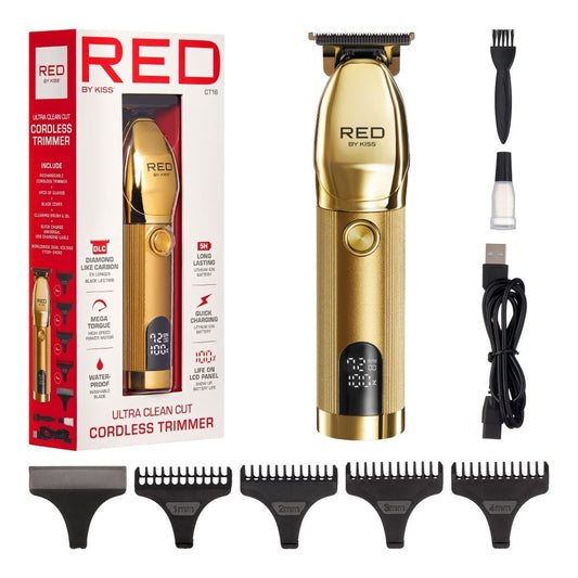 RED BY KISS Ultra Clean Cut Rechargeable Cordless Trimmer