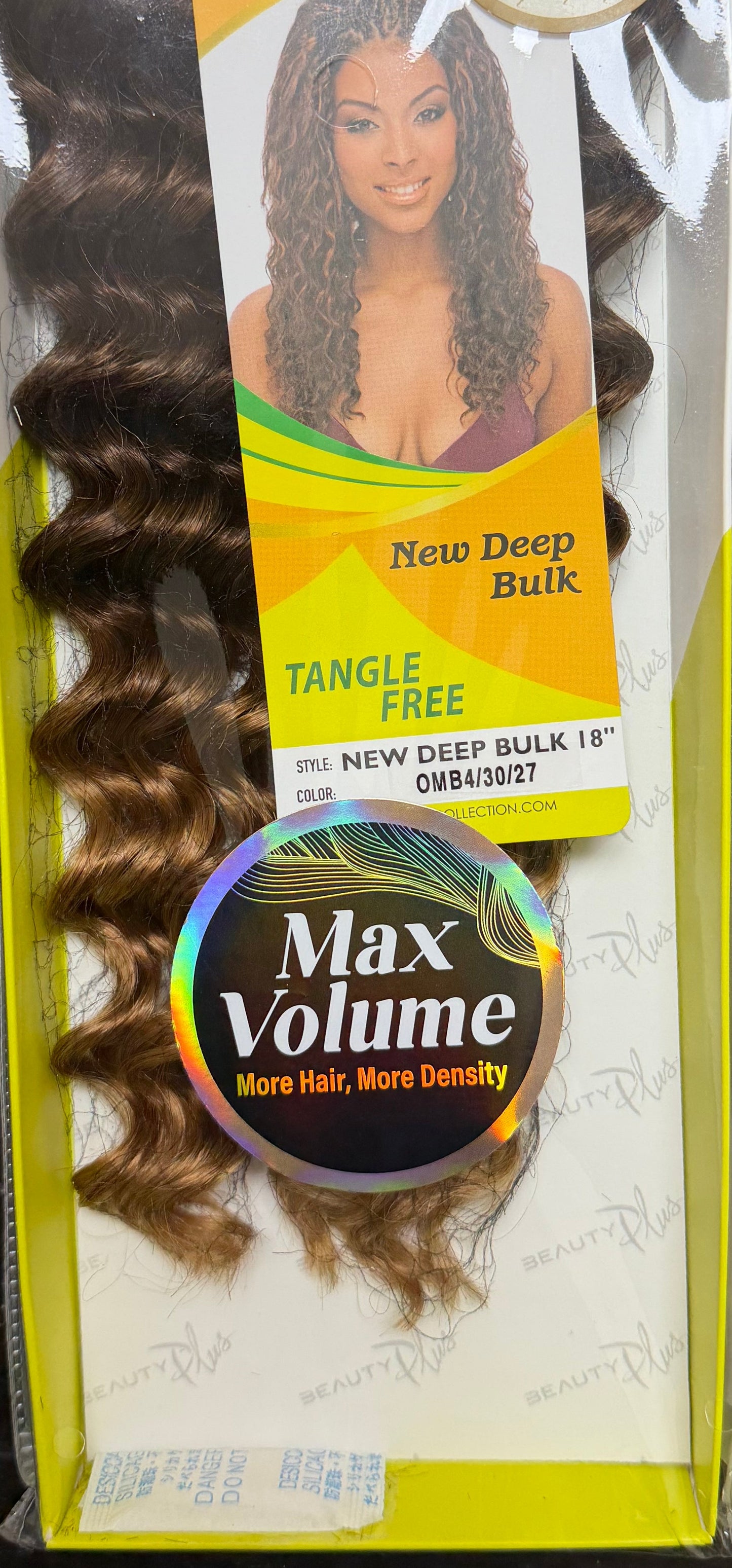 Janet Collection 100% Human Hair for Braiding NEW DEEP BULK 18"