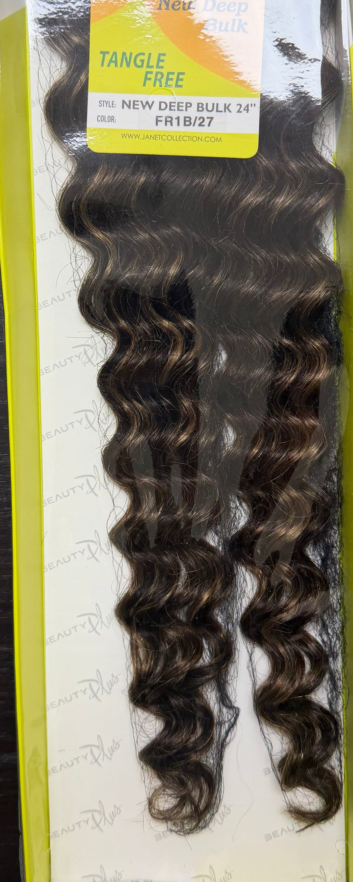 Janet Collection 100% Human Hair for Braiding NEW DEEP BULK 24"