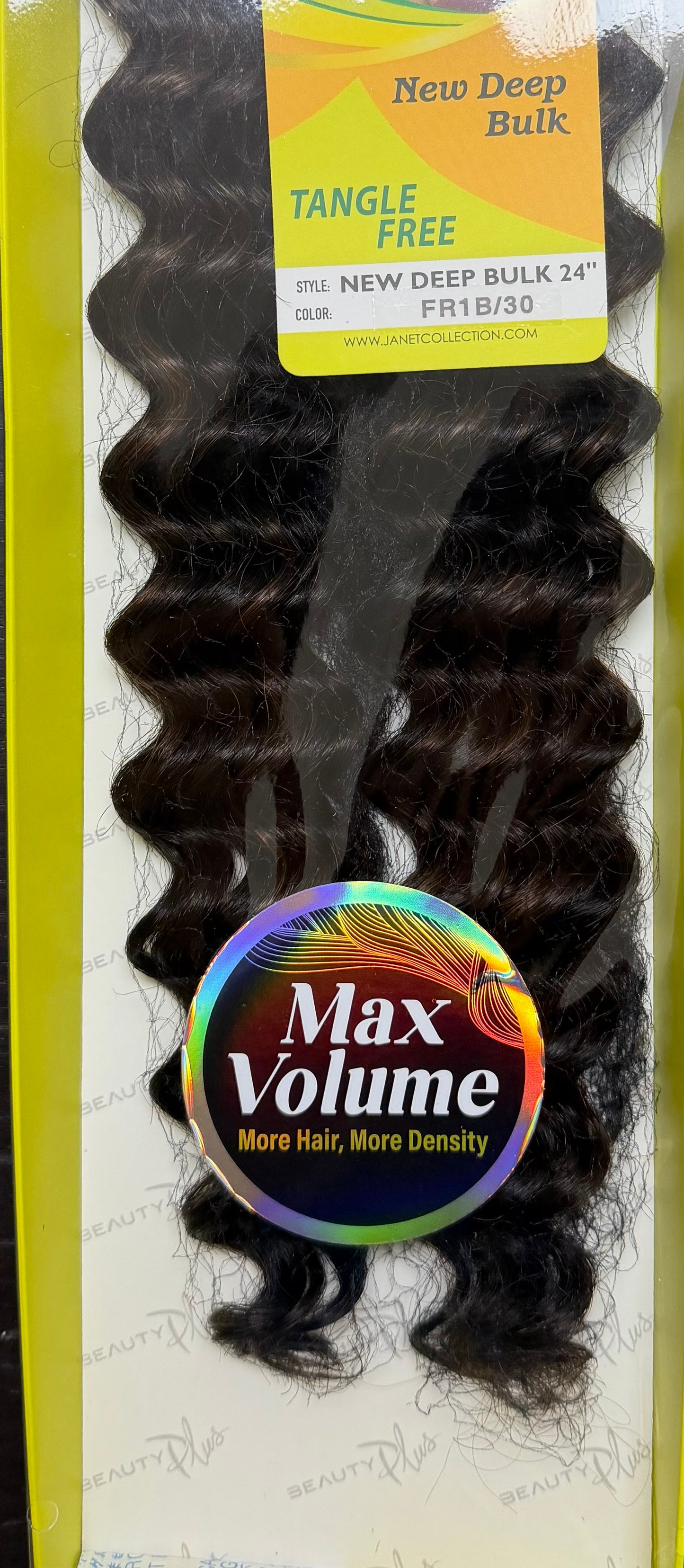 Janet Collection 100% Human Hair for Braiding NEW DEEP BULK 24"