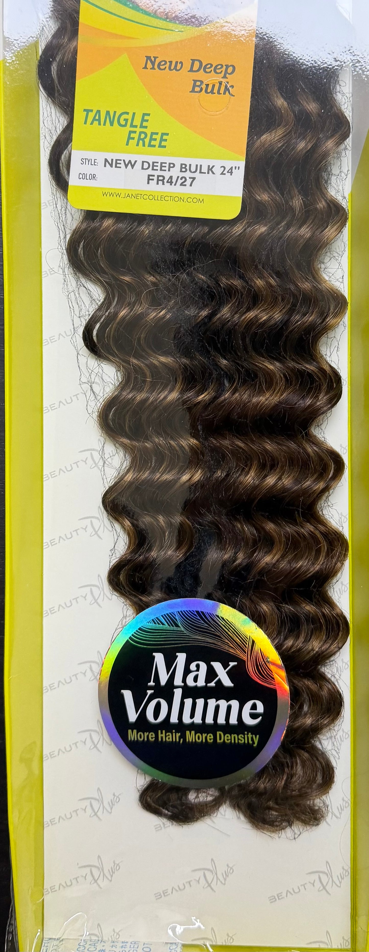Janet Collection 100% Human Hair for Braiding NEW DEEP BULK 24"