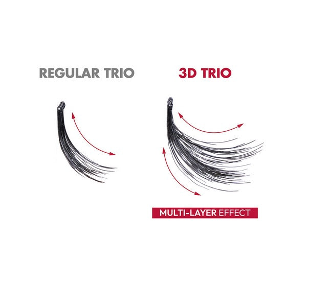 i*ENVY Triple Black Trio Lashes - 3D Trios