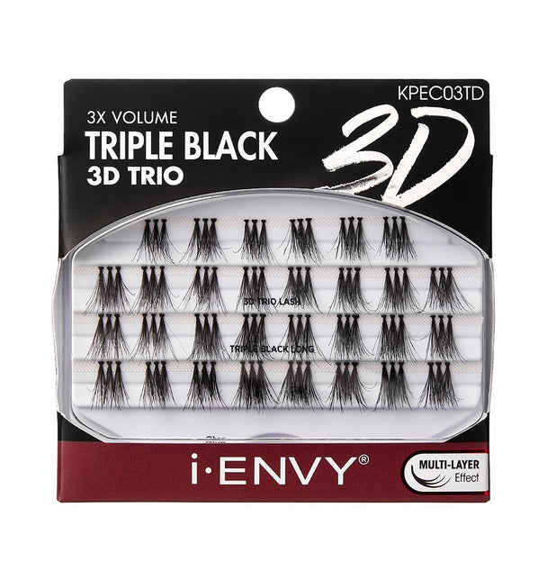 i*ENVY Triple Black Trio Lashes - 3D Trios